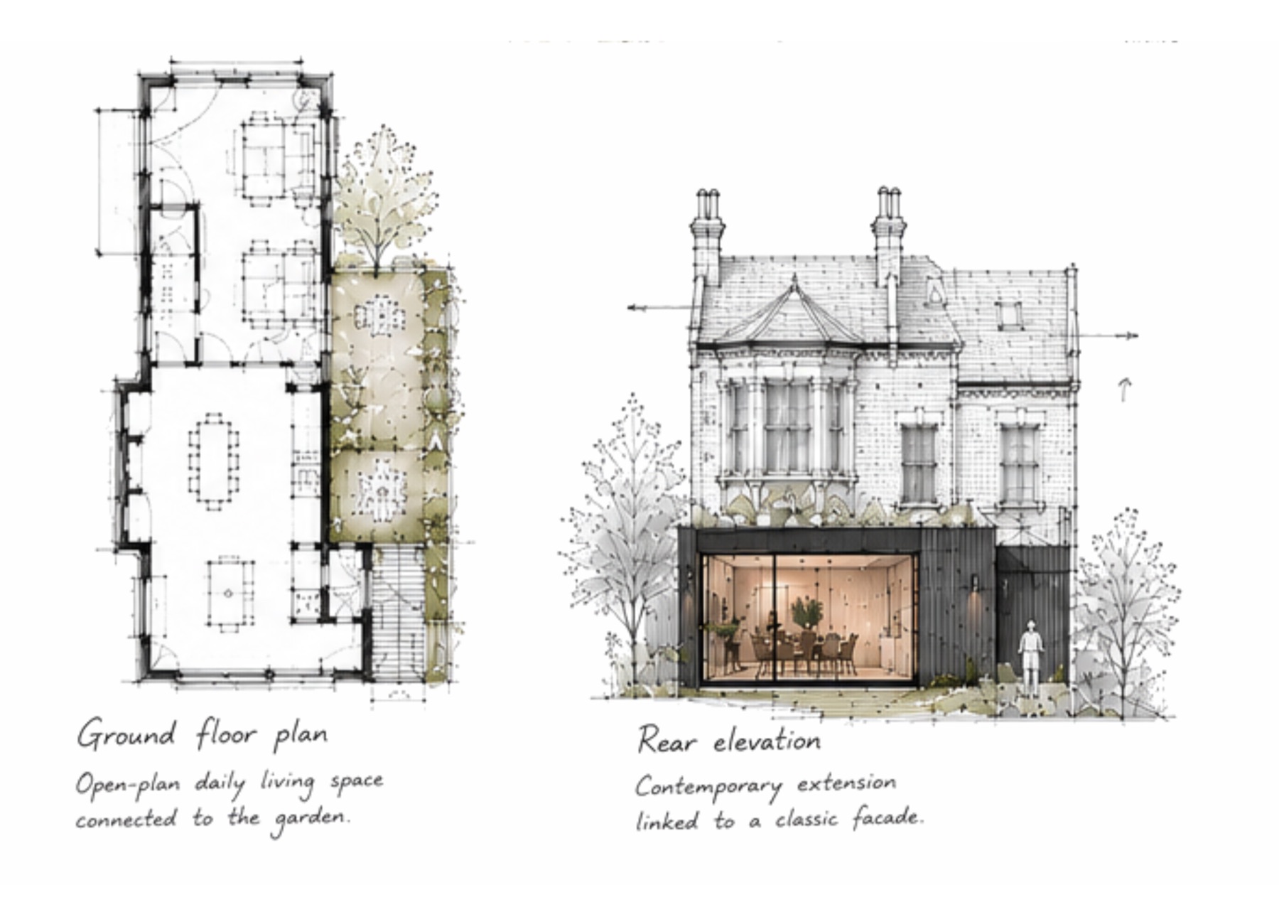 Modern Extension drawings